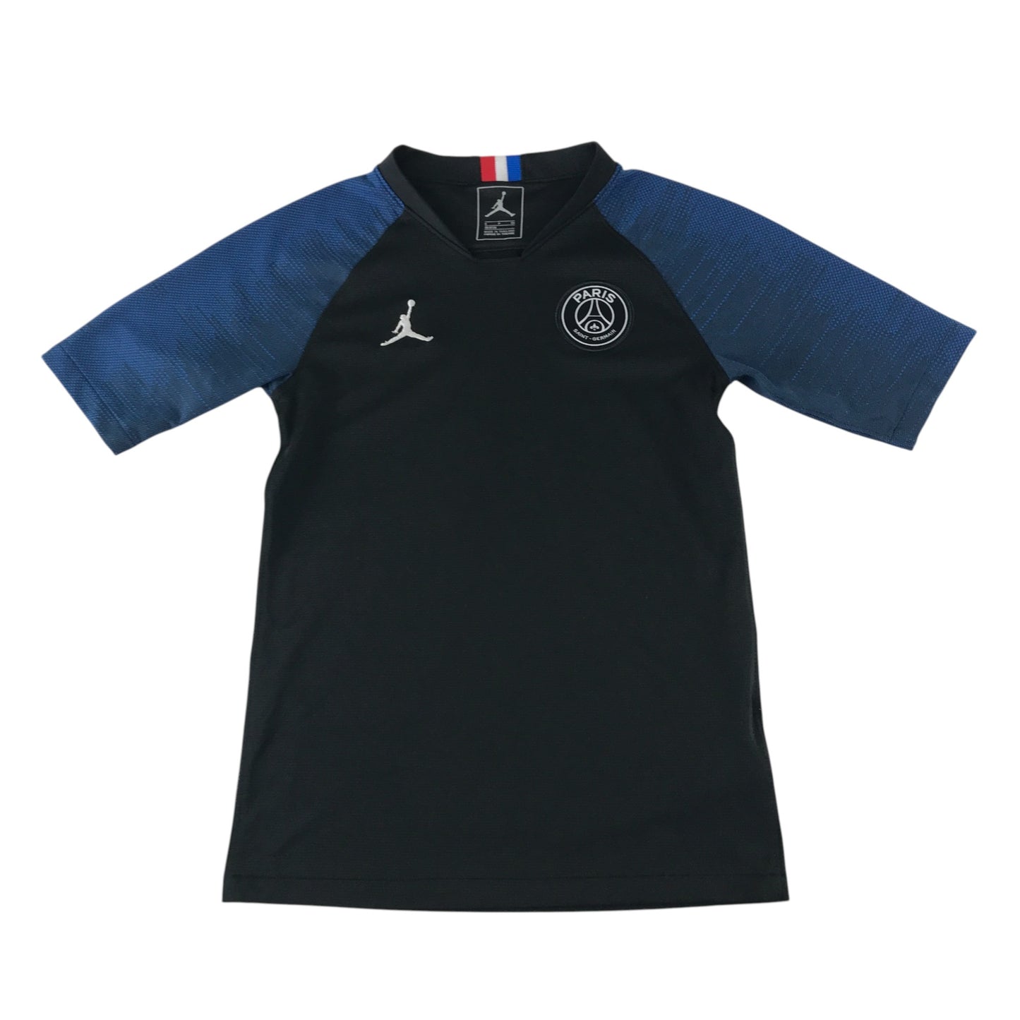 Jordan Paris Saint Germain football strip 8-9 years navy 2020-21 training top