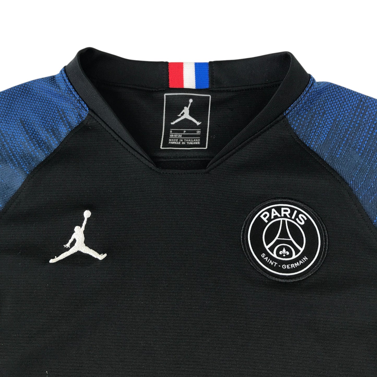 Jordan Paris Saint Germain football strip 8-9 years navy 2020-21 training top