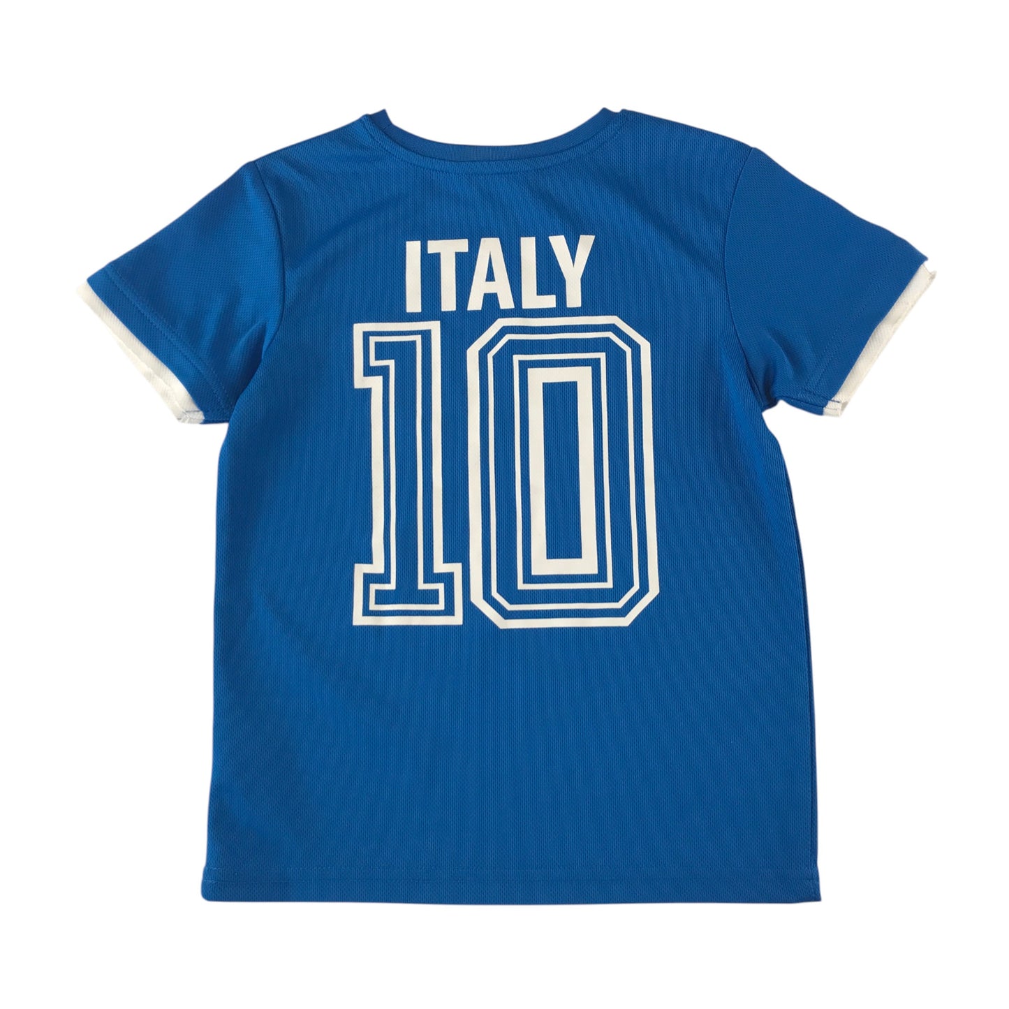 George sport top 6-7 years blue number 10 Italy