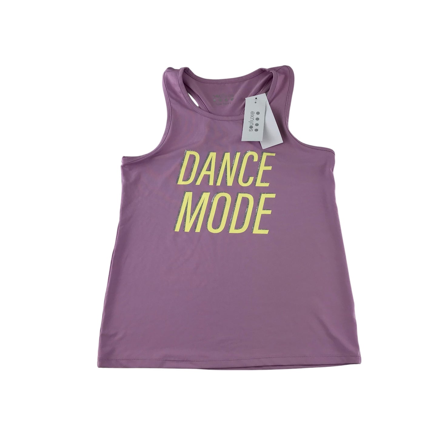 Matalan sport top 10-11 years lilac Dance Mode print