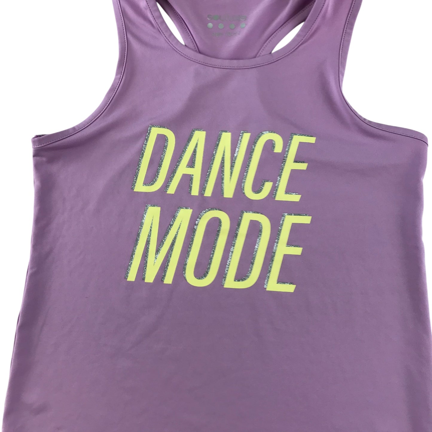 Matalan sport top 10-11 years lilac Dance Mode print