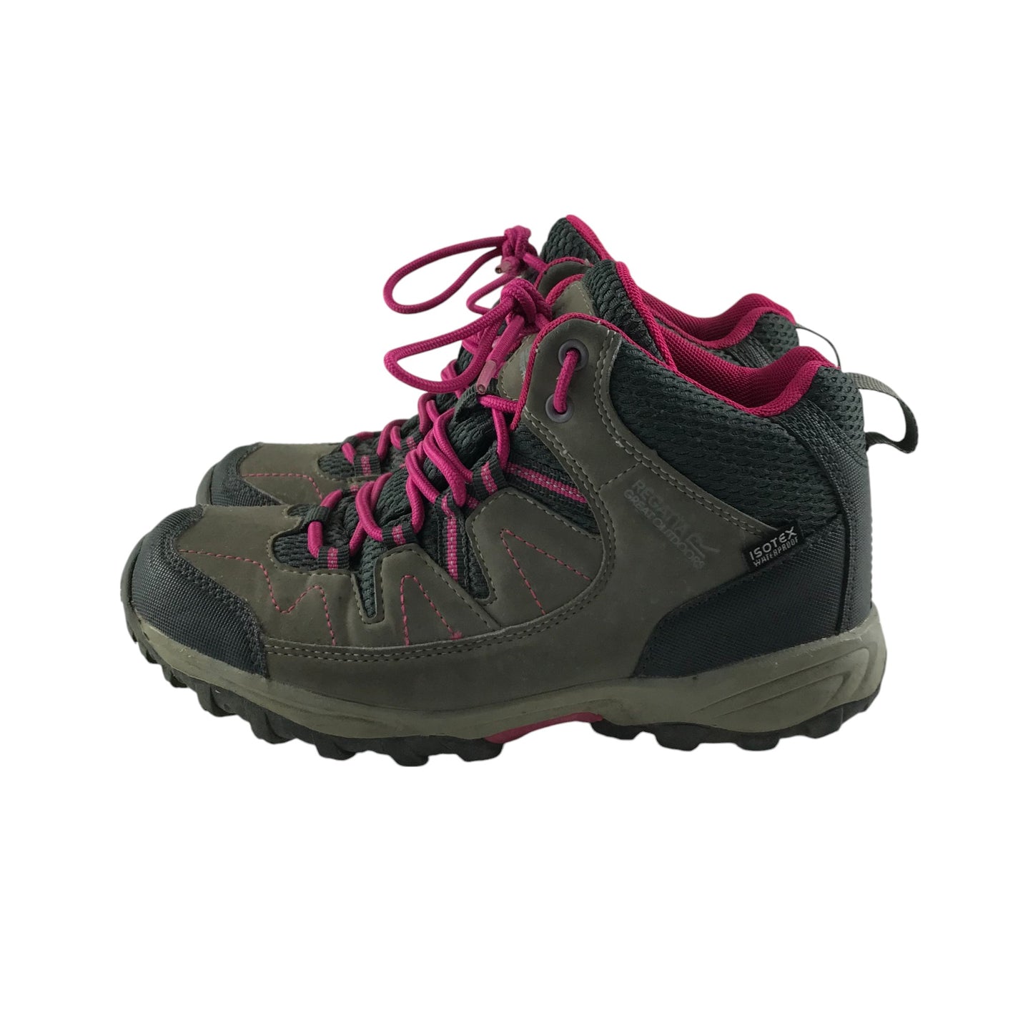 Regatta walking boots shoe size 3 pink and brown isotex waterproof