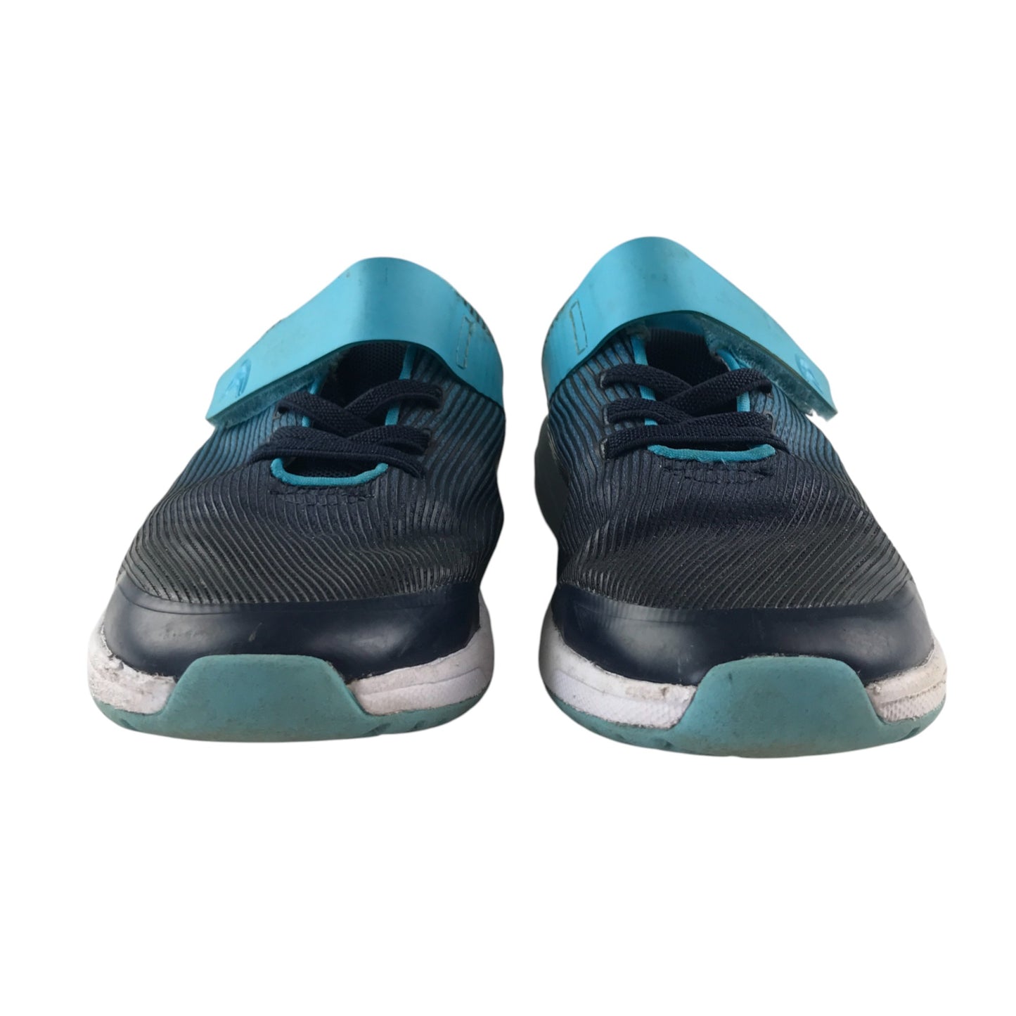 Clarks trainers shoe size 1G navy blue and white colourway