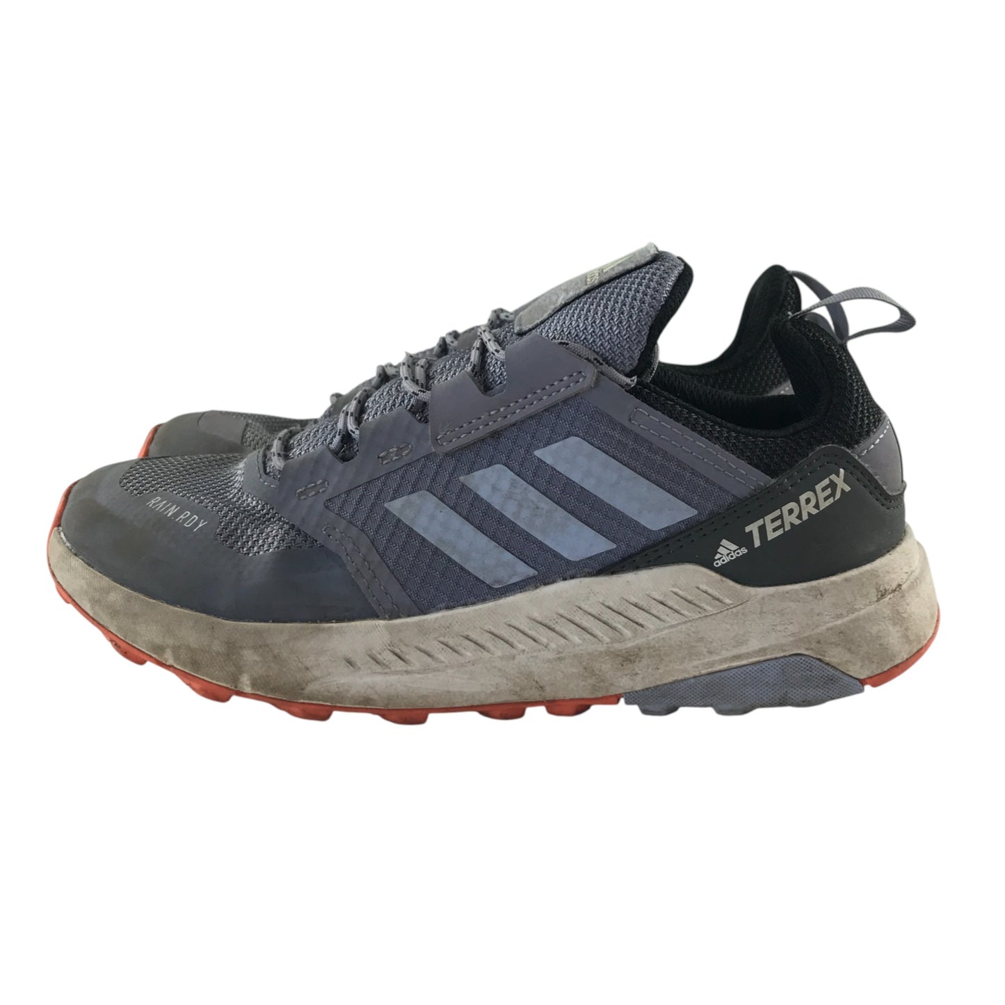 Adidas Terrex outdoors walking trainers shoe size 3.5 light blue with white outer sole