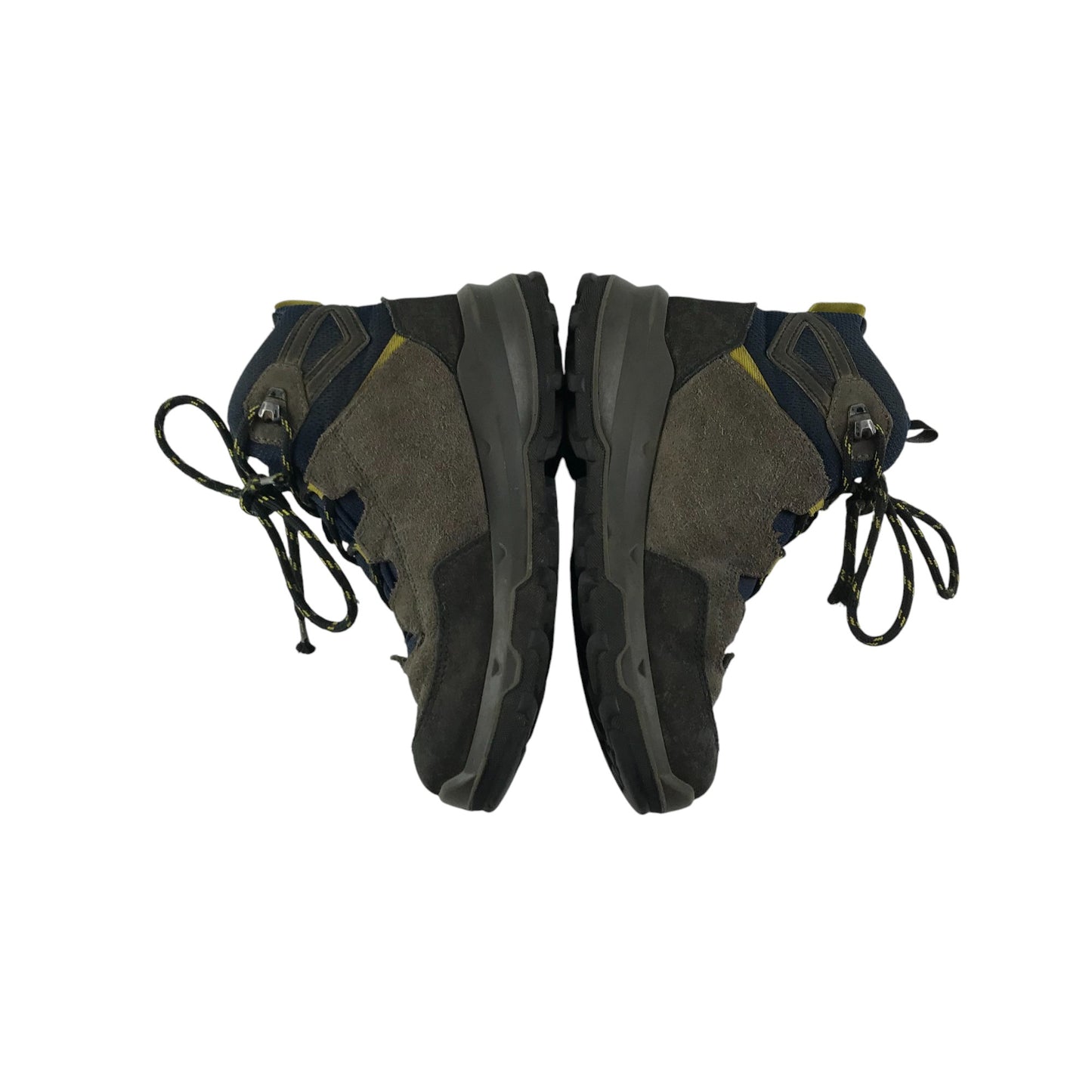 Quechua walking boots shoe size 13 junior brown and navy waterproof