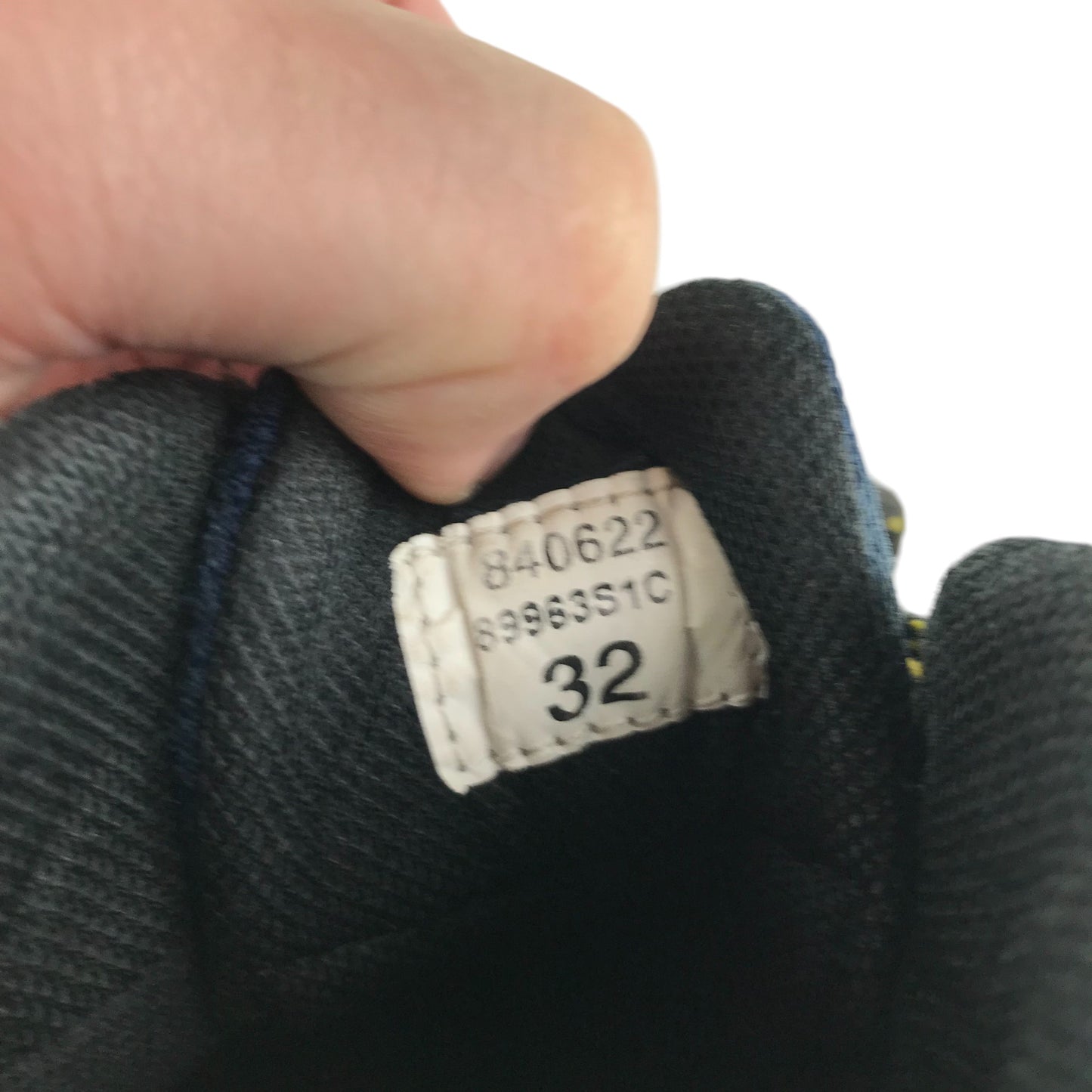 Quechua walking boots shoe size 13 junior brown and navy waterproof