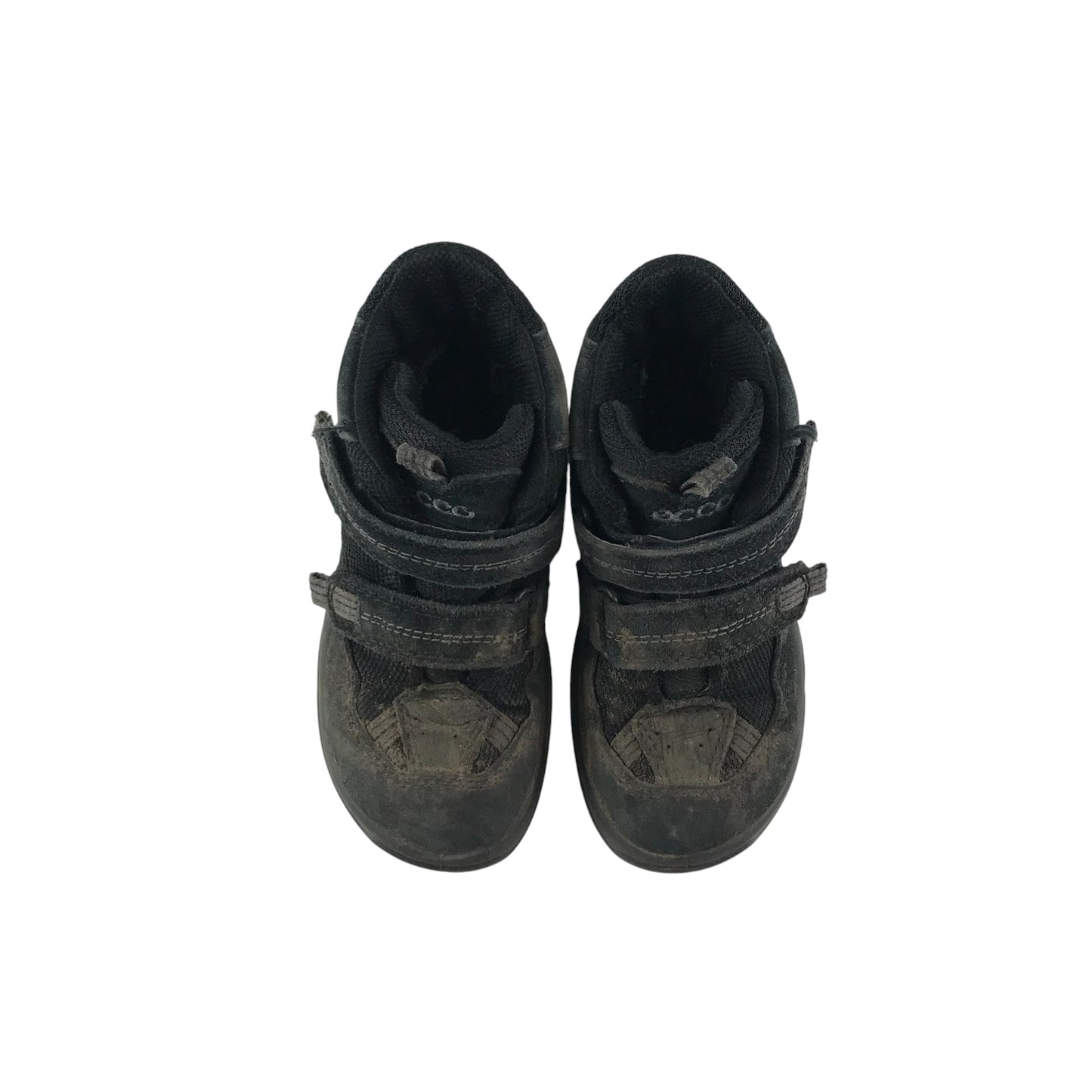 ECCO walking boots shoe size 11 junior black gore-tex