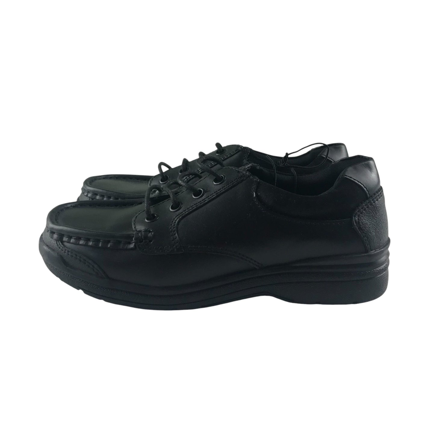 George school shoes shoe size 1 black leather with laces