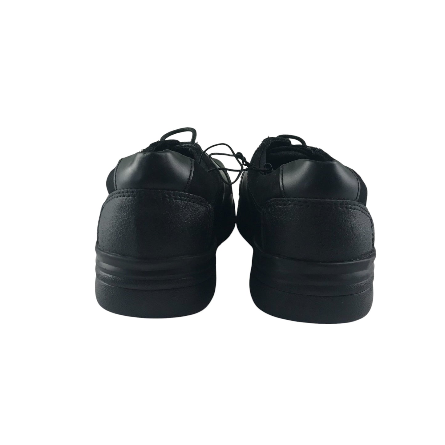 George school shoes shoe size 1 black leather with laces
