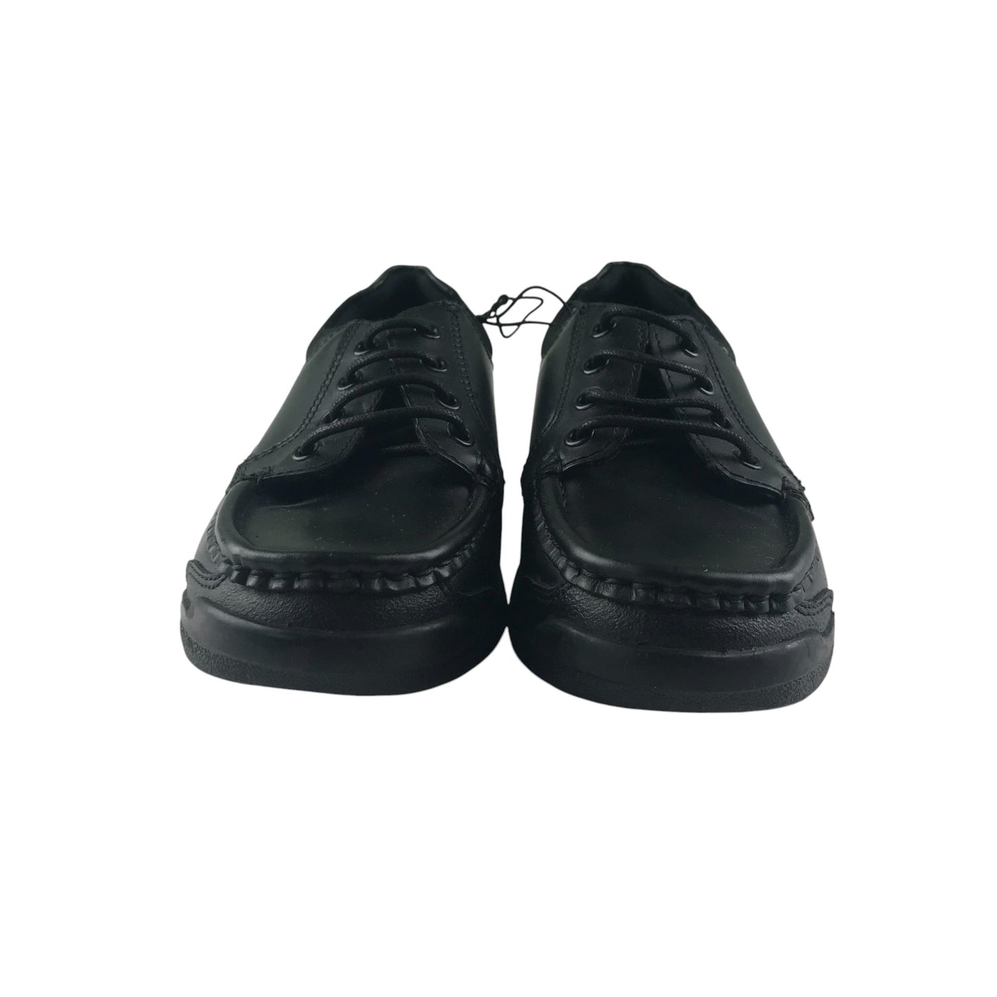 George school shoes shoe size 1 black leather with laces