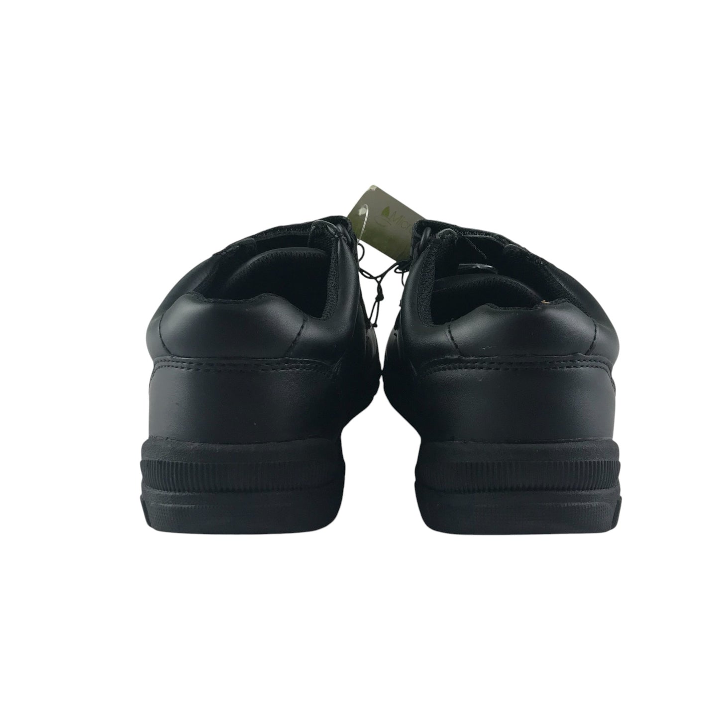George school shoes shoe size 10 junior black with hook and loop straps