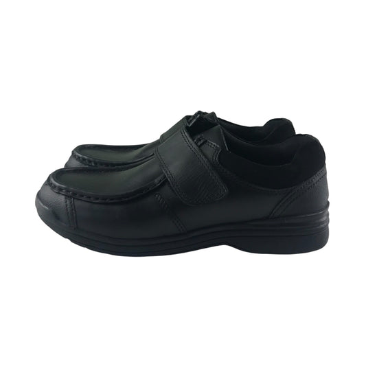 George school shoes shoe size 3 black dress shoe with hook and loop straps
