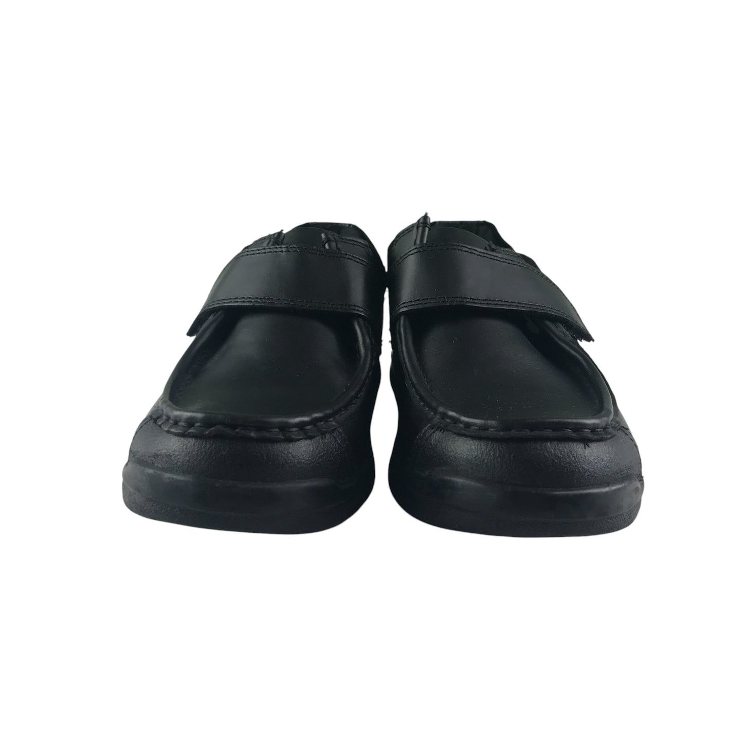 George school shoes shoe size 3 black dress shoe with hook and loop straps