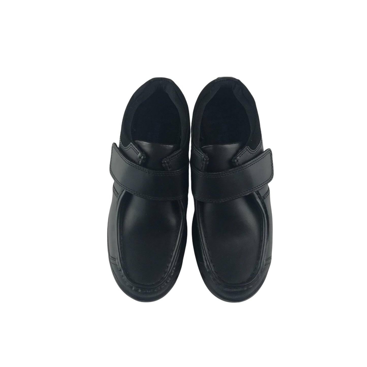 George school shoes shoe size 3 black dress shoe with hook and loop straps