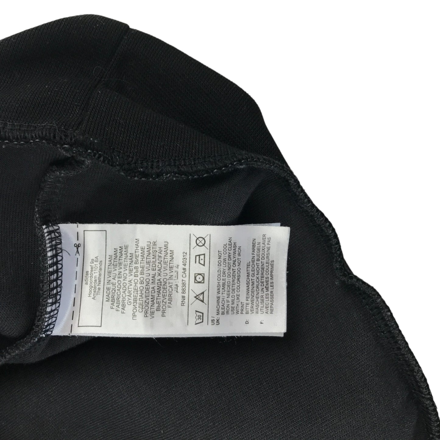 Adidas hoodie 13-14 years black and grey graphic pattern
