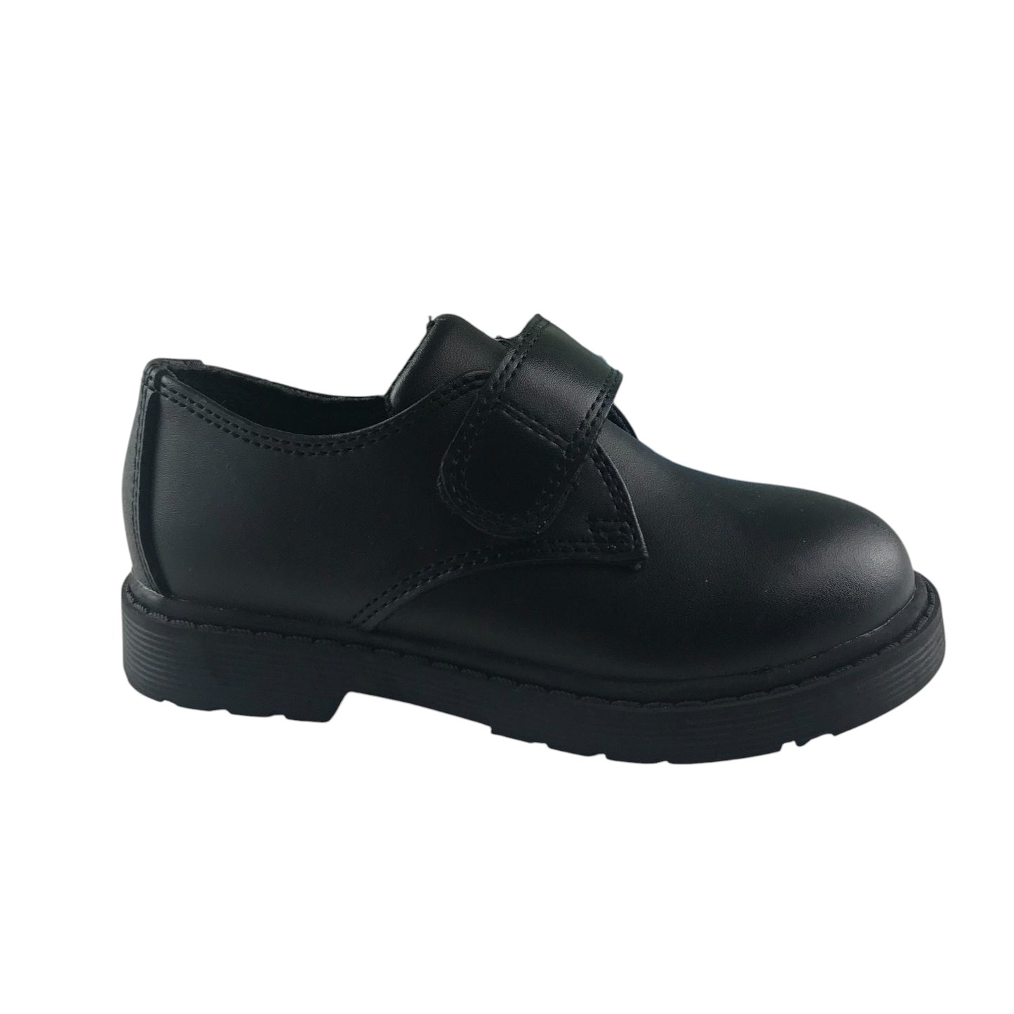 George school shoes shoe size 9 junior black with hook and loop strap