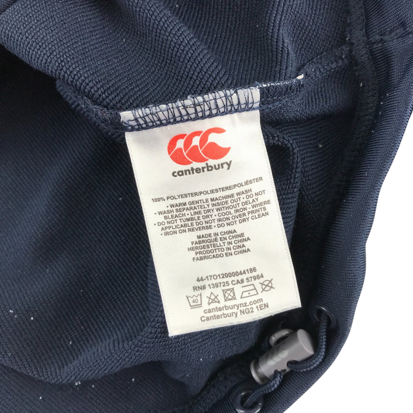 Canterbury sport sweater 11-12 years navy with white detailing and logo