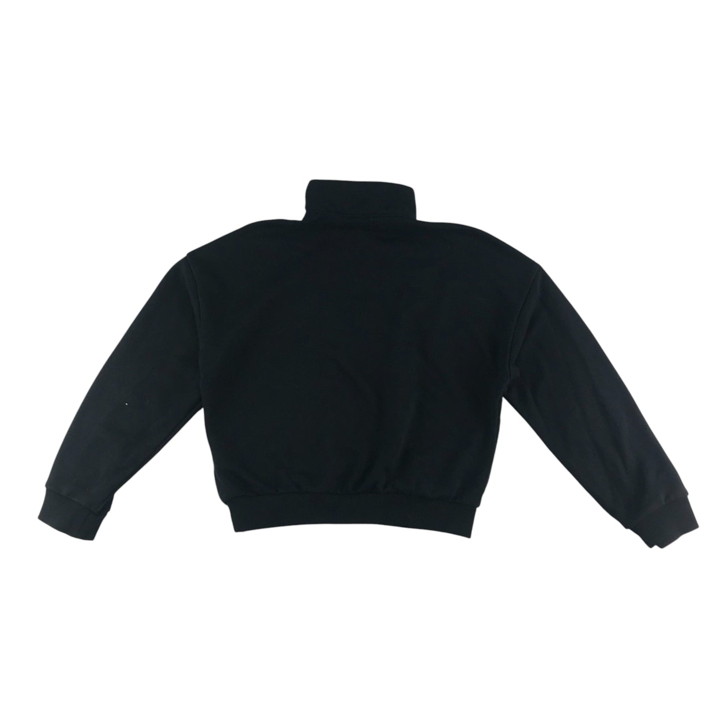 Nike sweater 9-10 years black cropped pullover jersey with quarter zipper