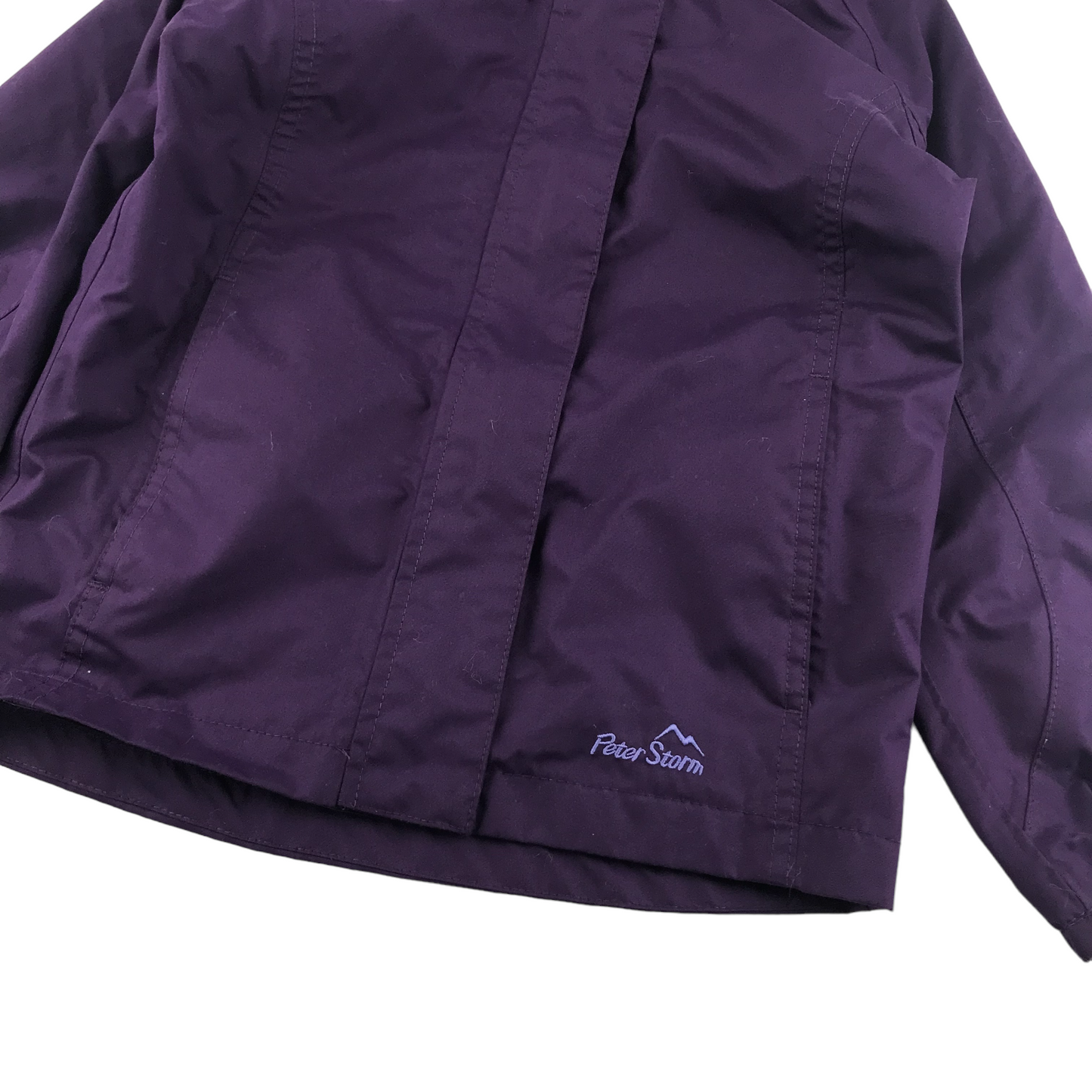 Peter Storm Waterproof Jacket Age 7 Purple Hooded