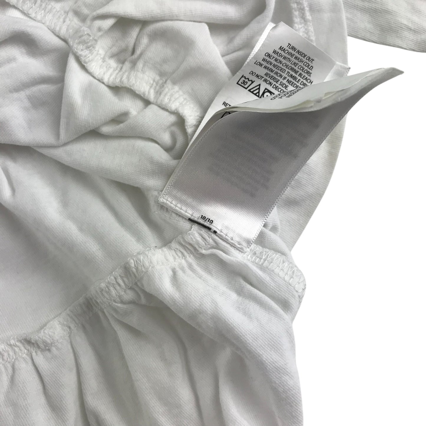 Ralph Lauren blouse 5-6 years white flared hem cotton