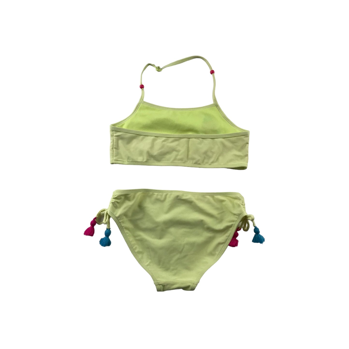 Matalan Bikini Age 8 Yellow Floral Embroidery 2-piece Set