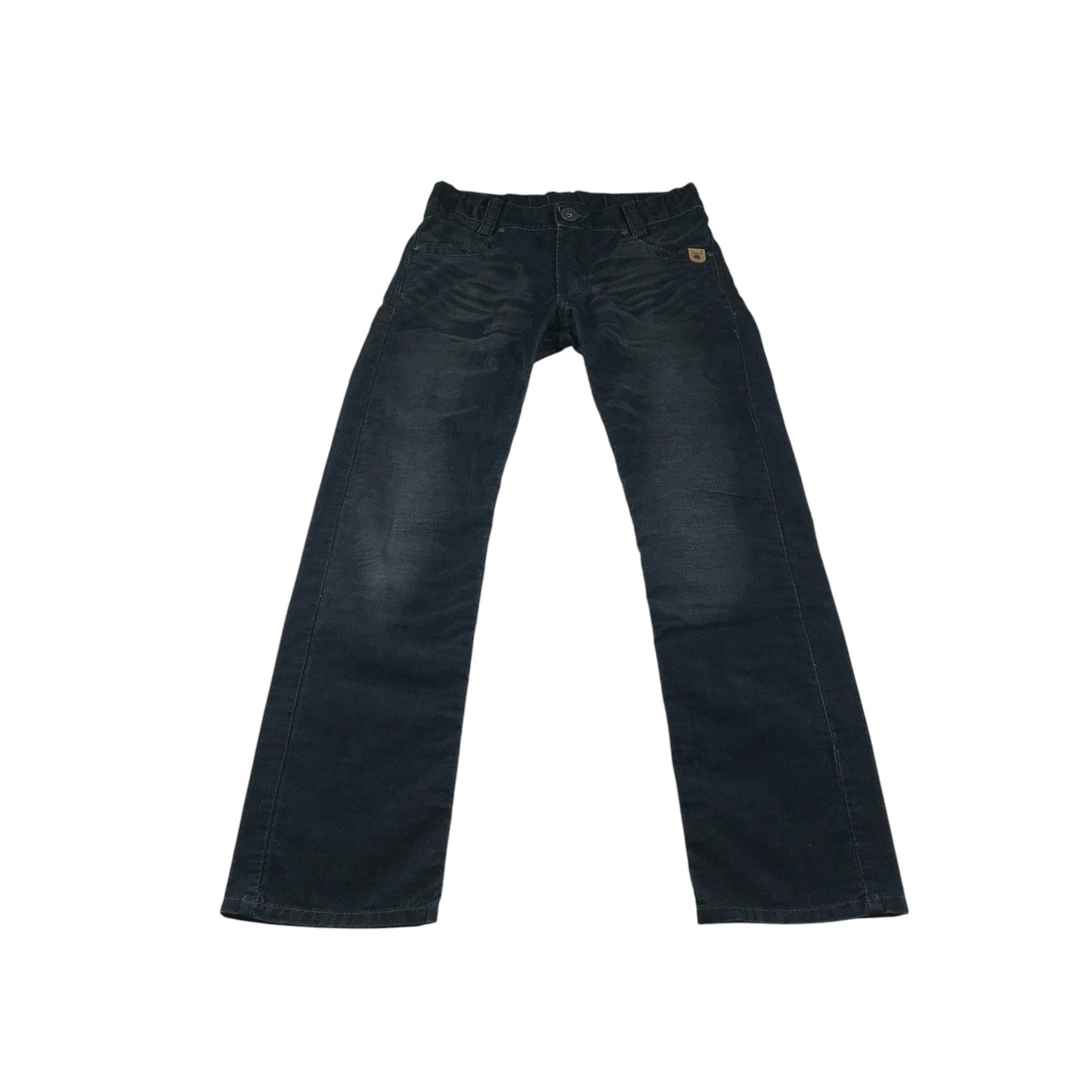 JBC trousers 11-12 years black stone wash effect corduroy adjustable waist