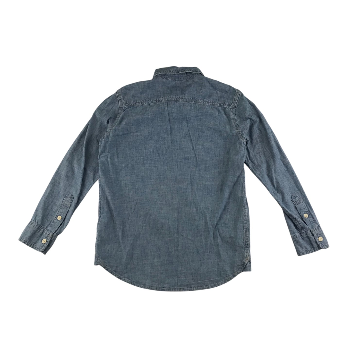 GAP shirt 10-11 years blue denim button up cotton