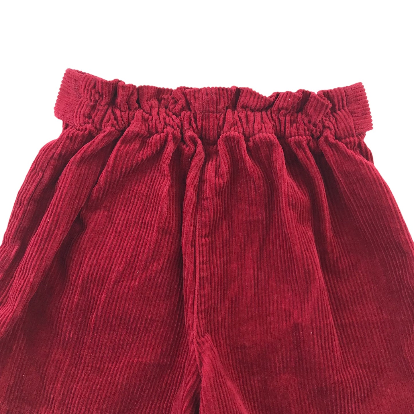 Nutmeg shorts 5-6 years Red Corduroy Belt Cotton