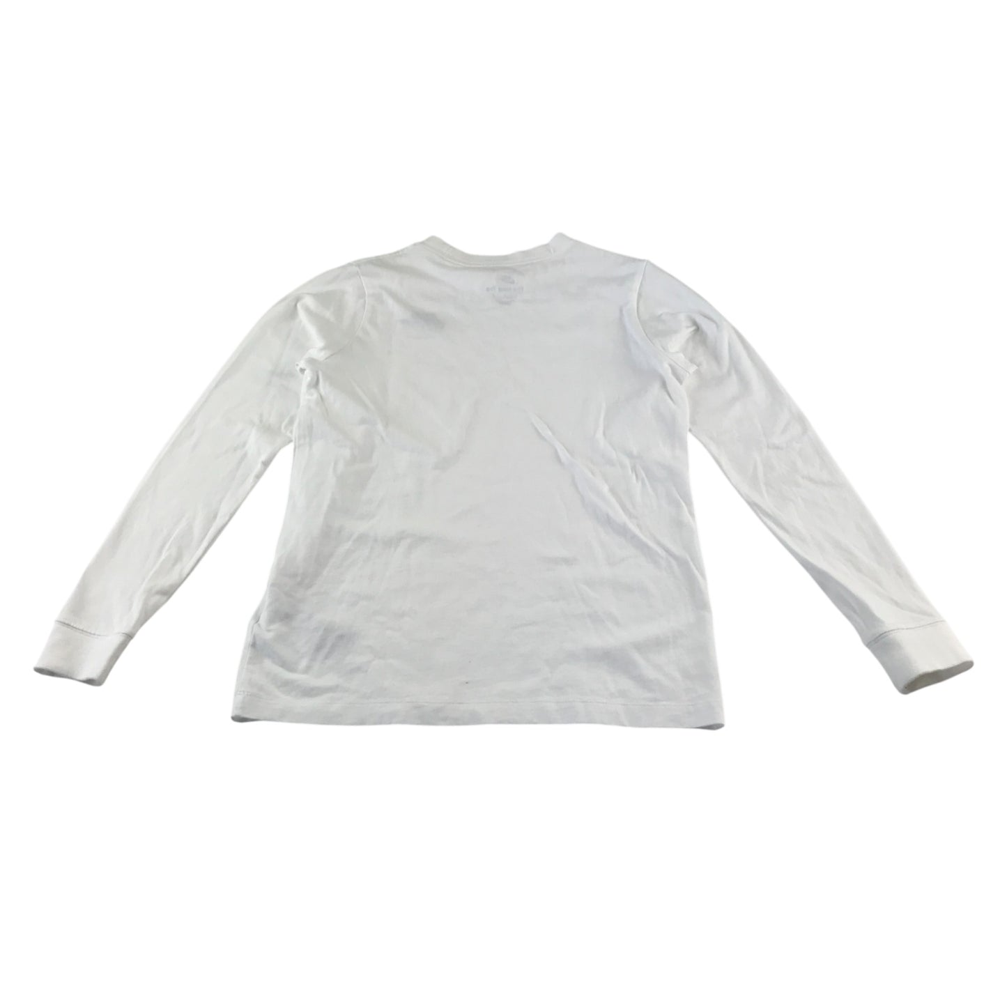 Nike t-shirt 11-12 years white plain long sleeve with black embroidered logo