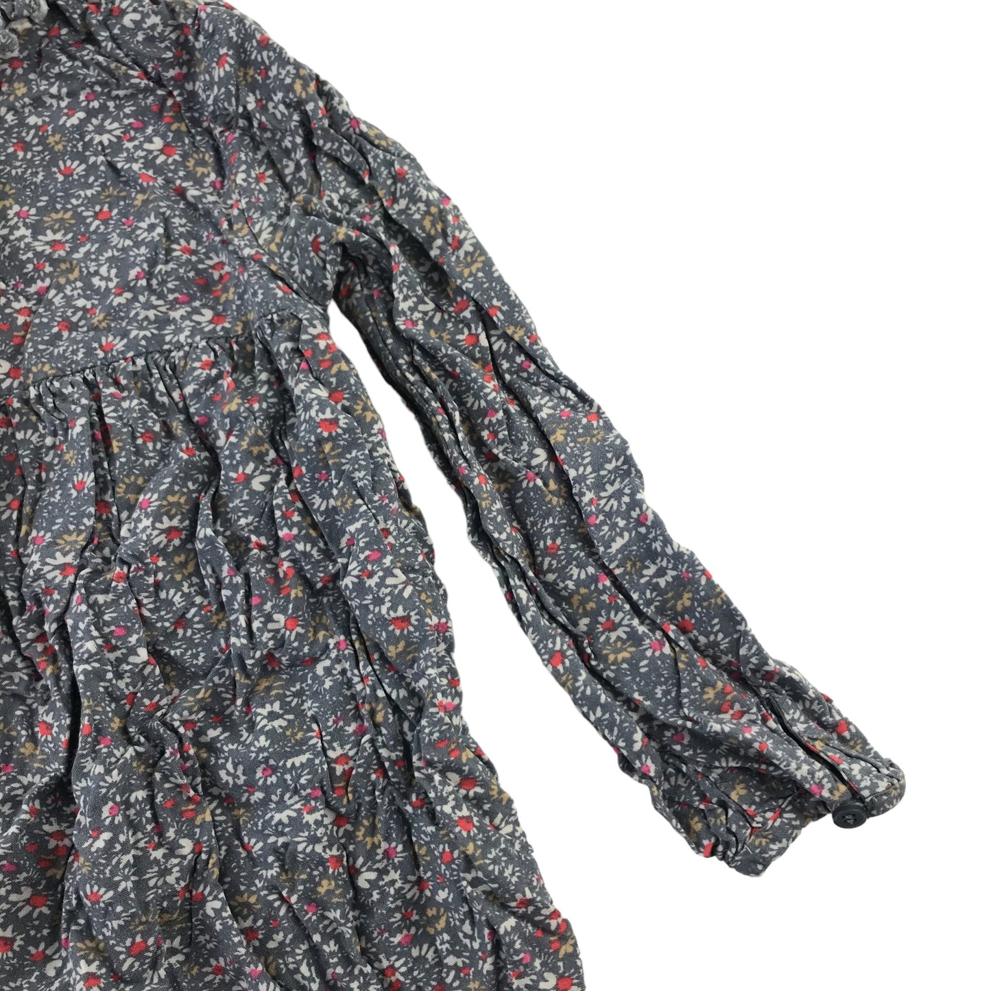 Next dress 4-5 years blue floral long sleeve blouse