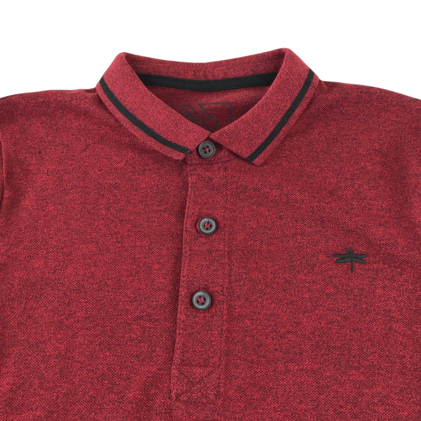 Matalan polo shirt 8-9 years burgundy long sleeve