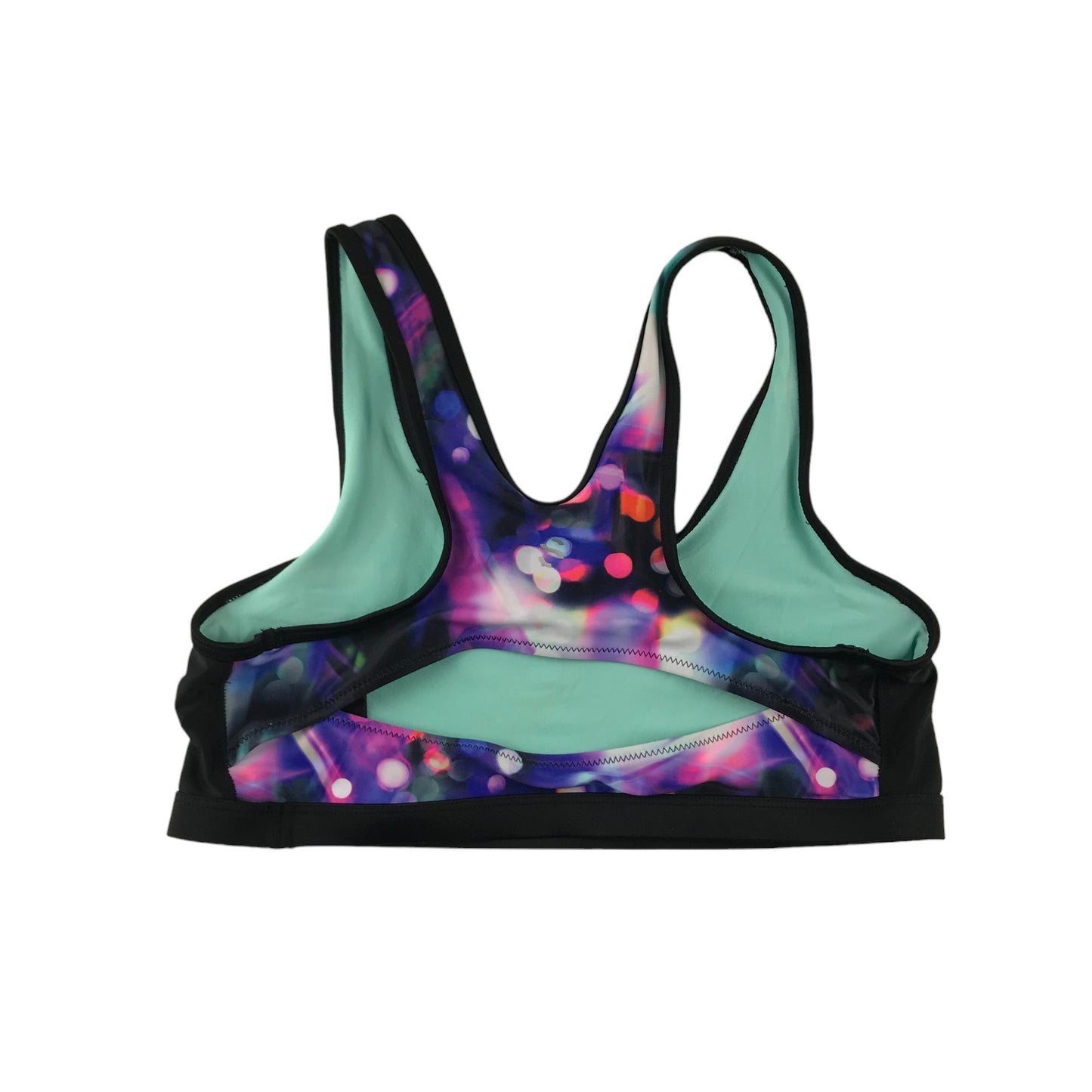 H&M Bikini Age 13 Blue Purple Black Graphic Pattern 2-piece Set