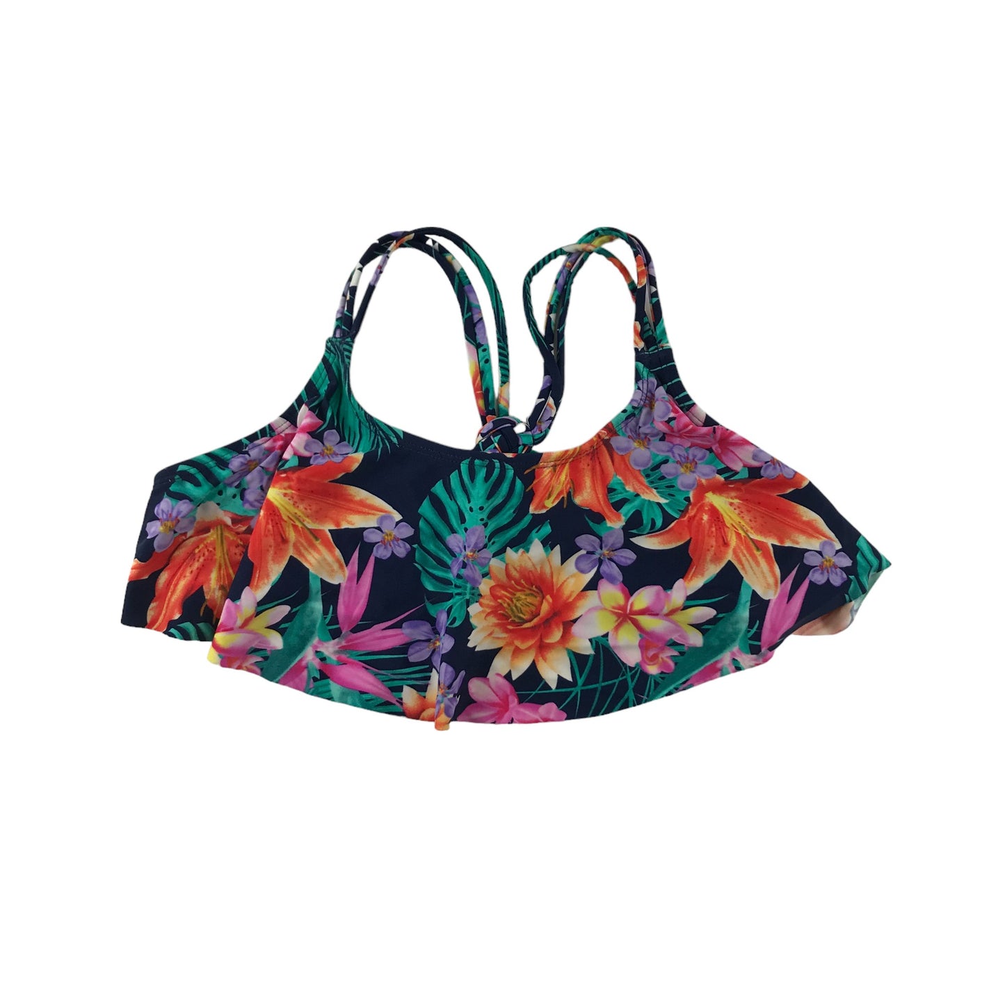 Primark Bikini Age 12 Multicolour Floral Print Pattern 2-piece Set