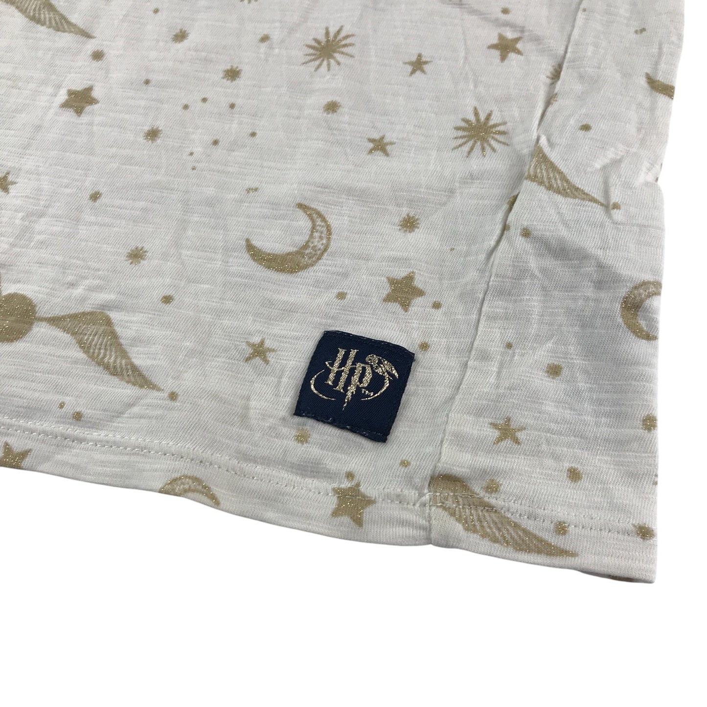 M&S t-shirt 10-11 years white quidditch starry graphic print