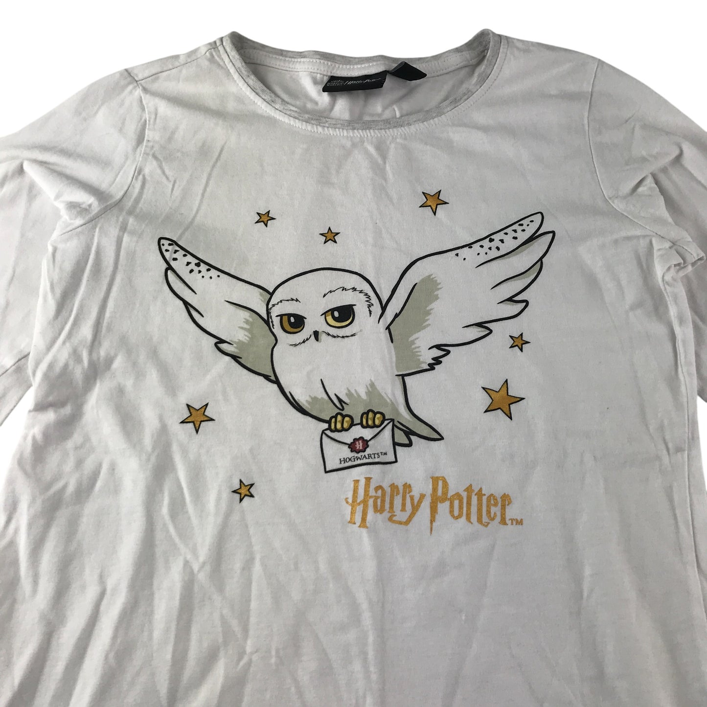 Harry Potter t-shirt 11-12 years white Hedwig Owl graphic print cotton