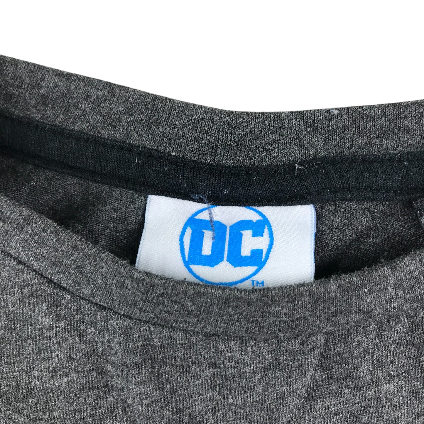 Next t-shirt 6-7 years dark grey Justice League sequins