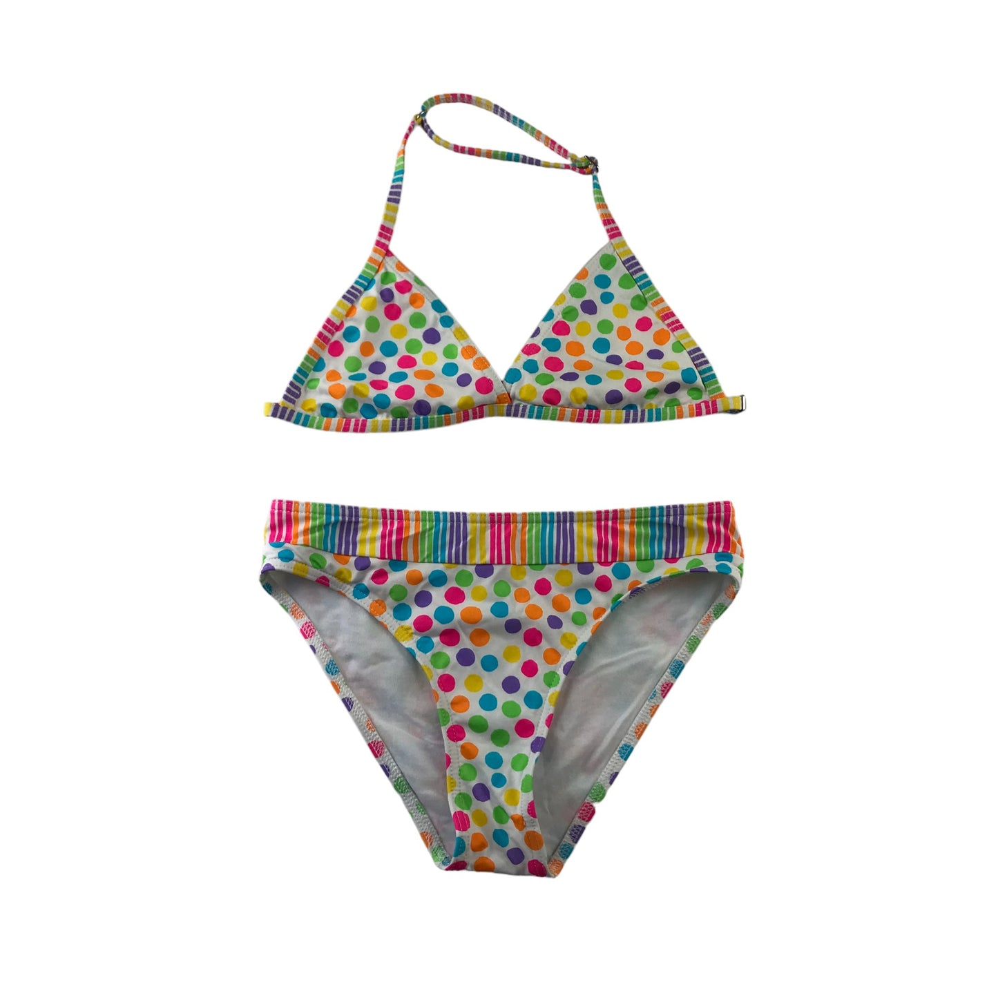 Bikini Age 11 Multicoloured Polka Dot Print 2-piece Set