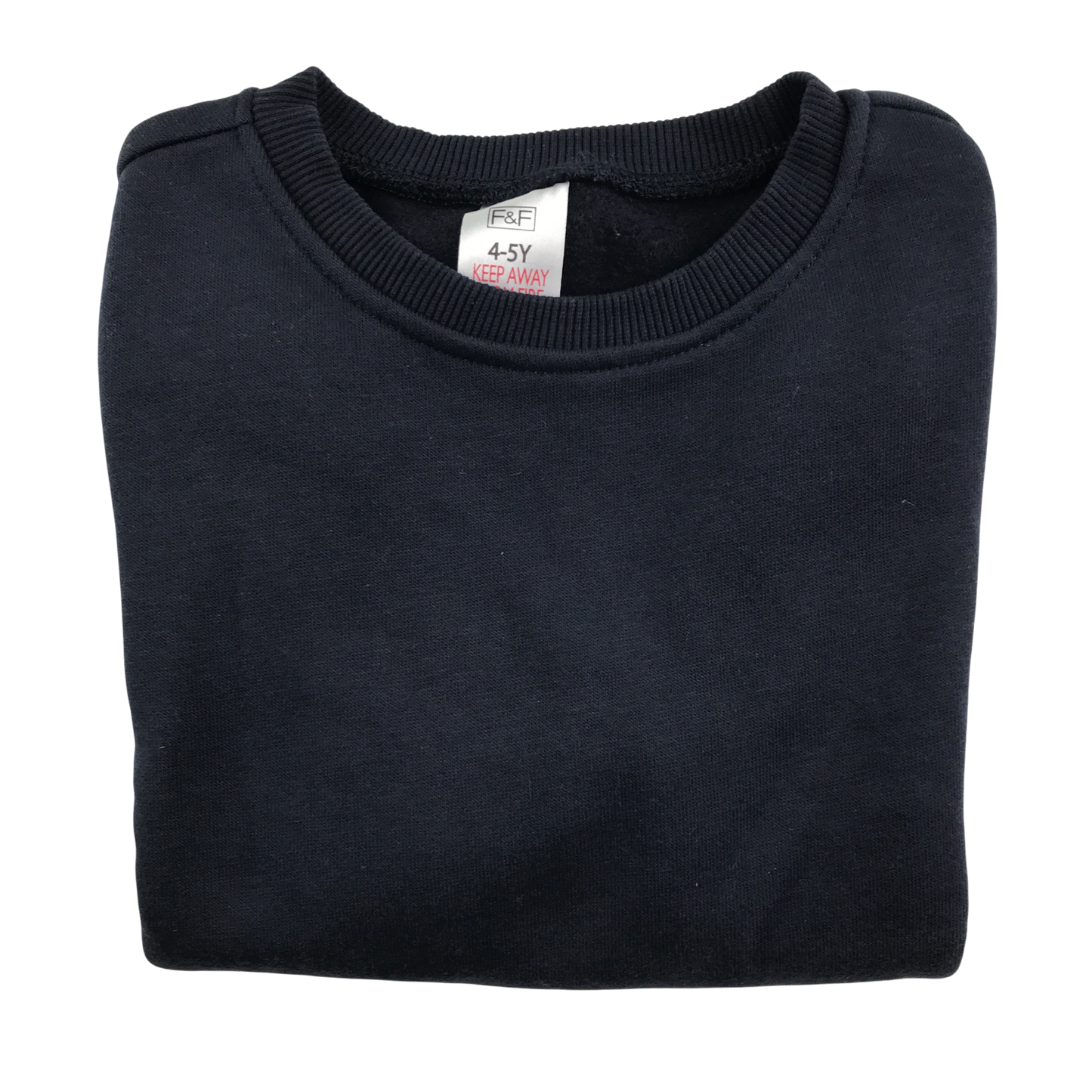 Navy unisex crew neck sweatshirt school jumper