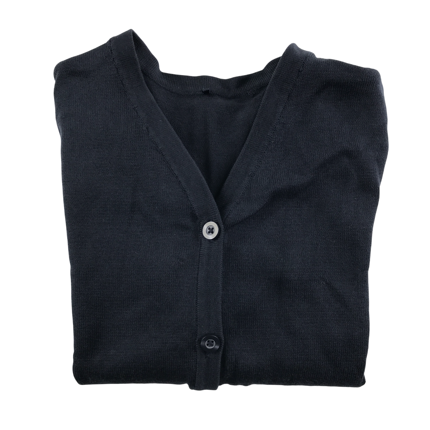 Navy girls plain school cardigan