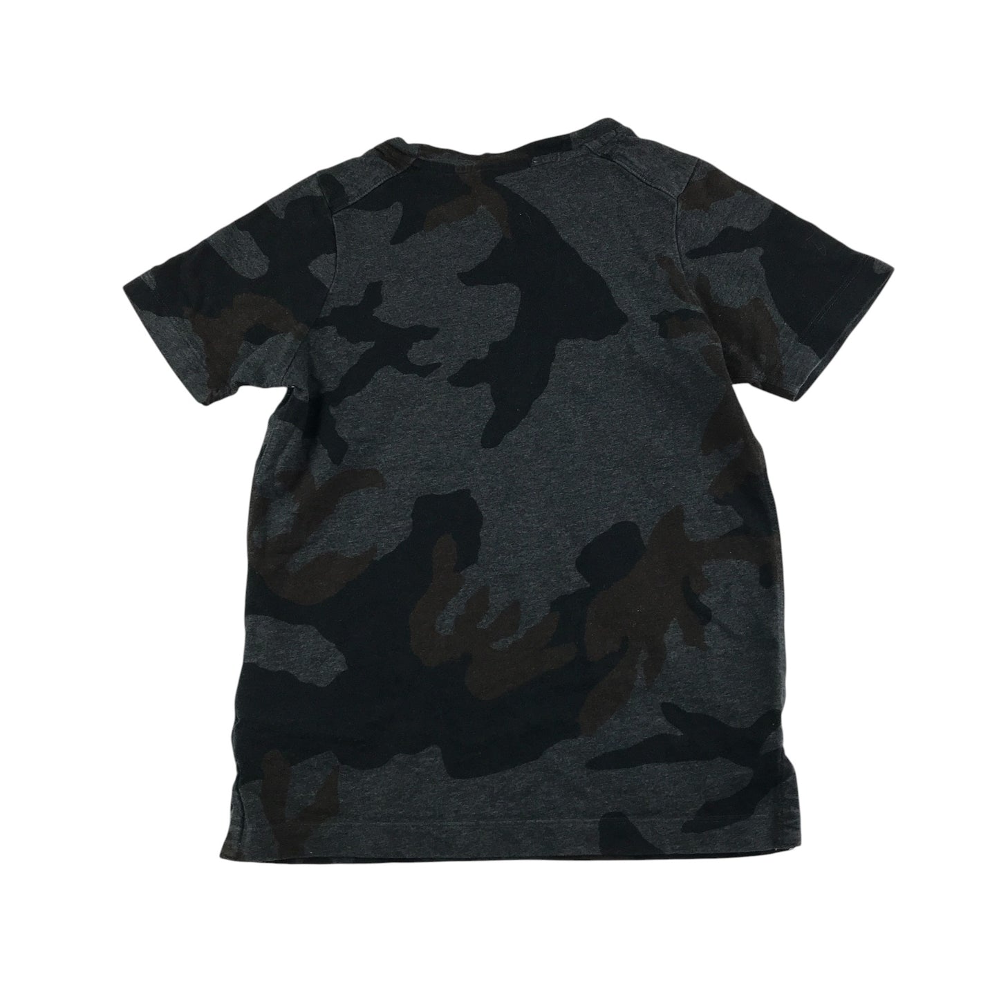 Nike t-shirt 8-10 years dark grey graphic pattern short sleeve cotton