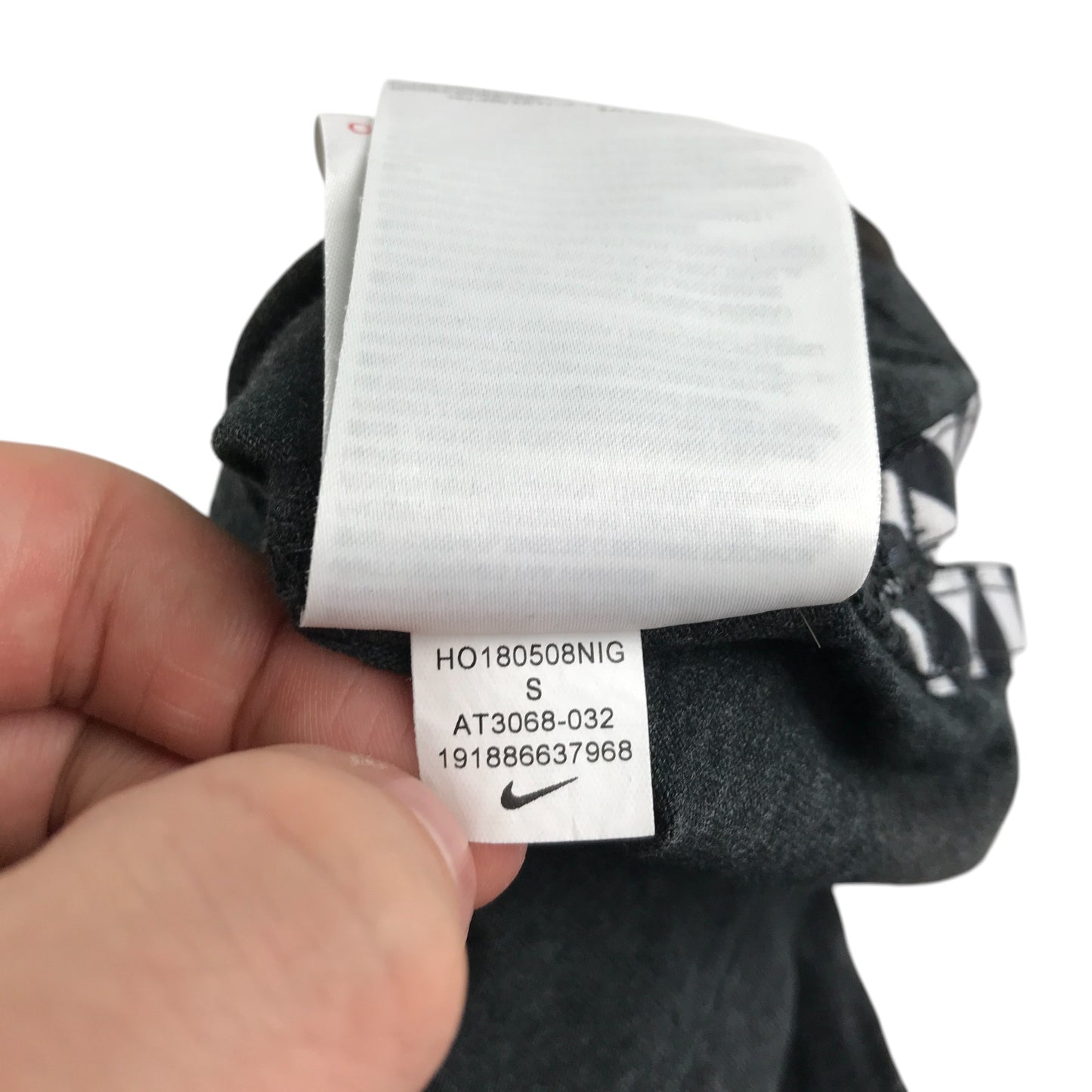 Nike t-shirt 8-10 years dark grey graphic pattern short sleeve cotton