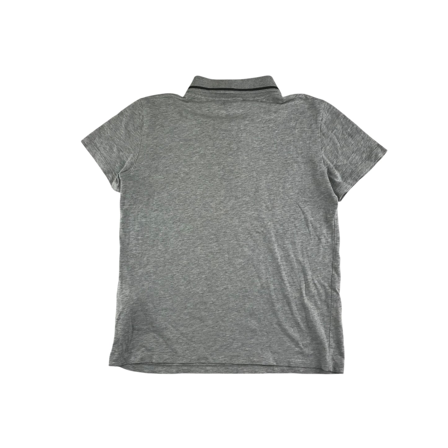 EA7 Emporio Armani polo shirt 11-12 years grey plain with logo Cotton