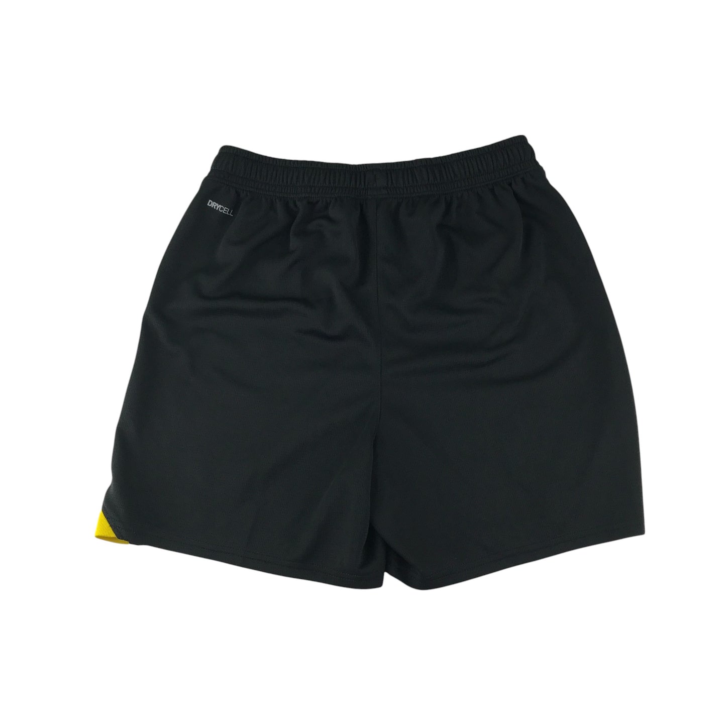 Puma sport shorts 13-14 years black with yellow logos