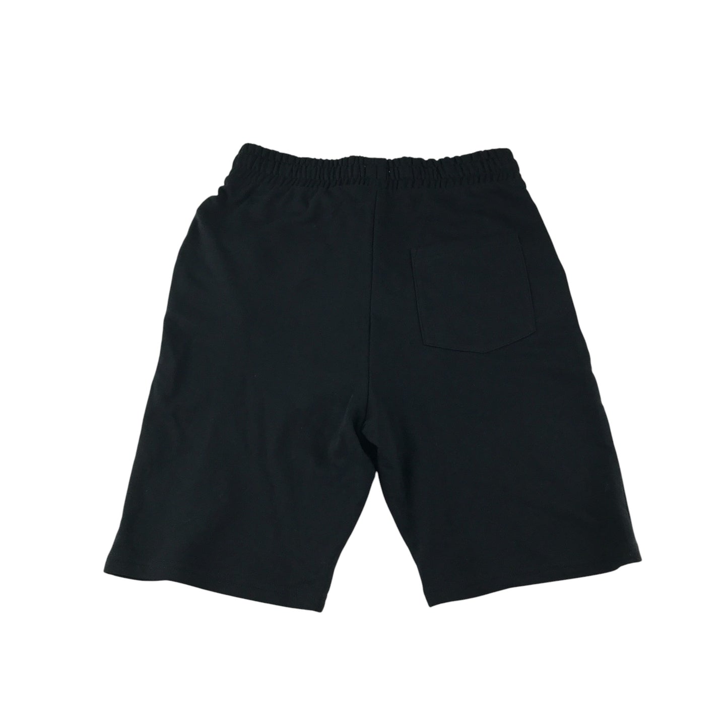 F&F sport shorts 13-14 years black plain jersey material elasticated waist