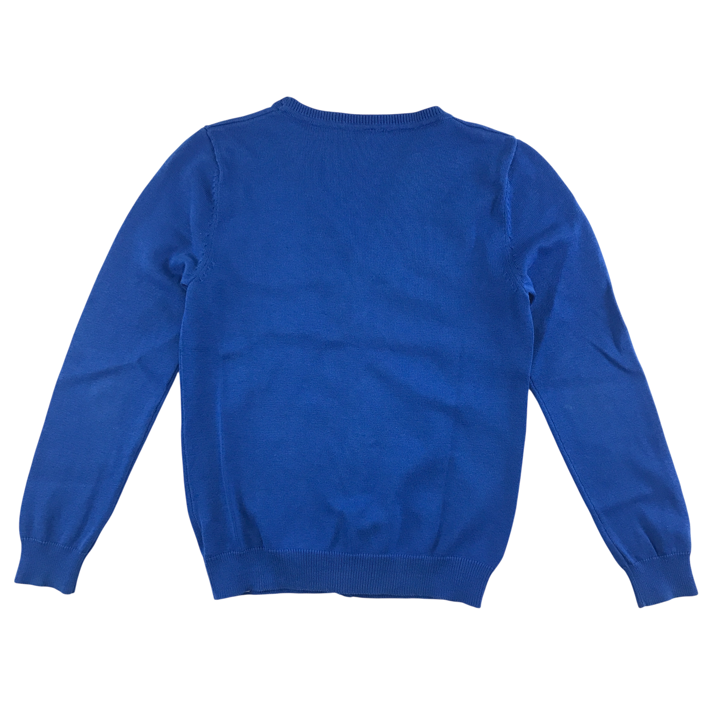 Royal blue girls plain school cardigan