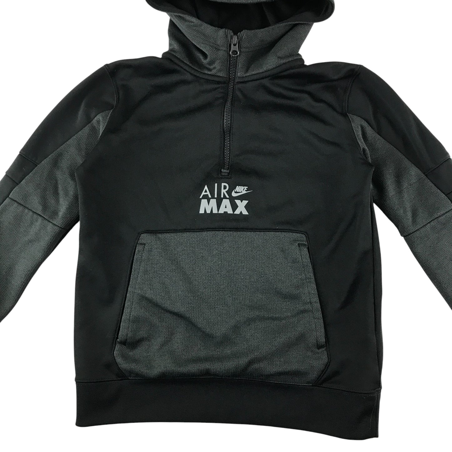 Nike Air Max hoodie 8-9 years black and grey pullover sweater