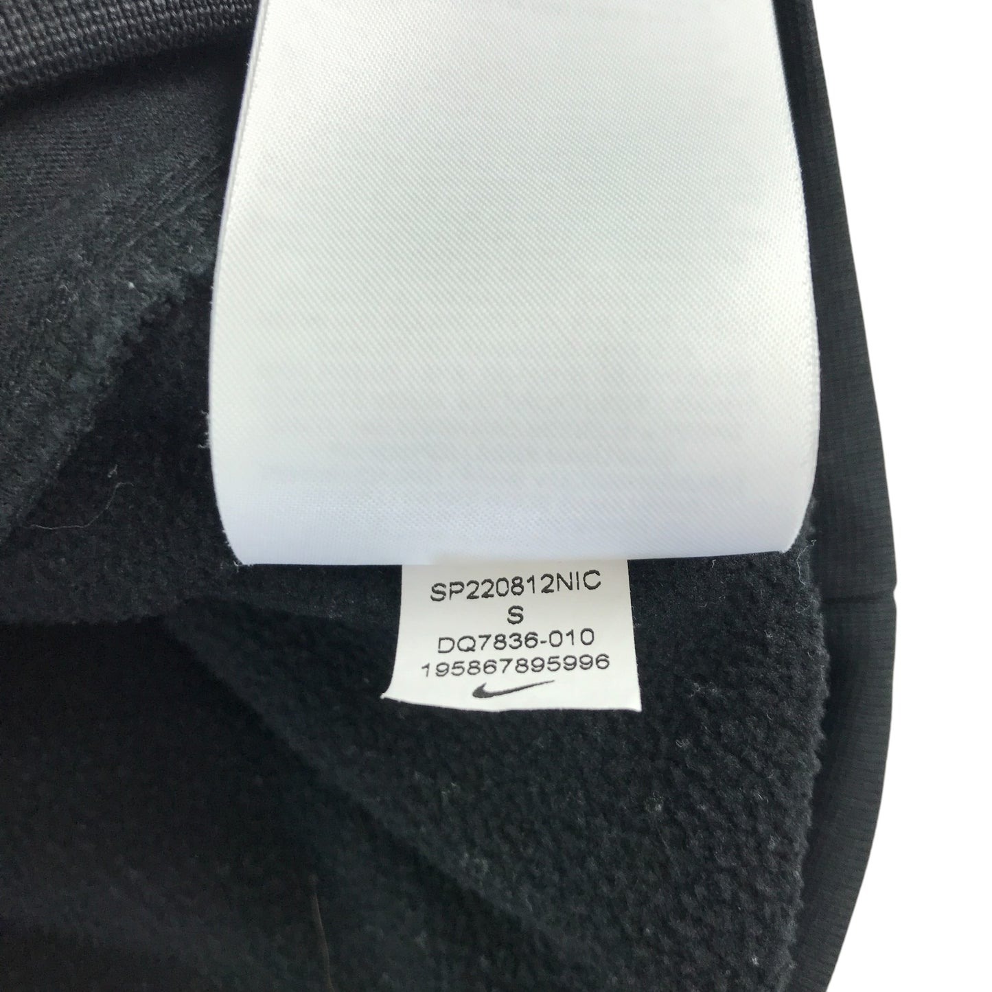 Nike Air Max hoodie 8-9 years black and grey pullover sweater