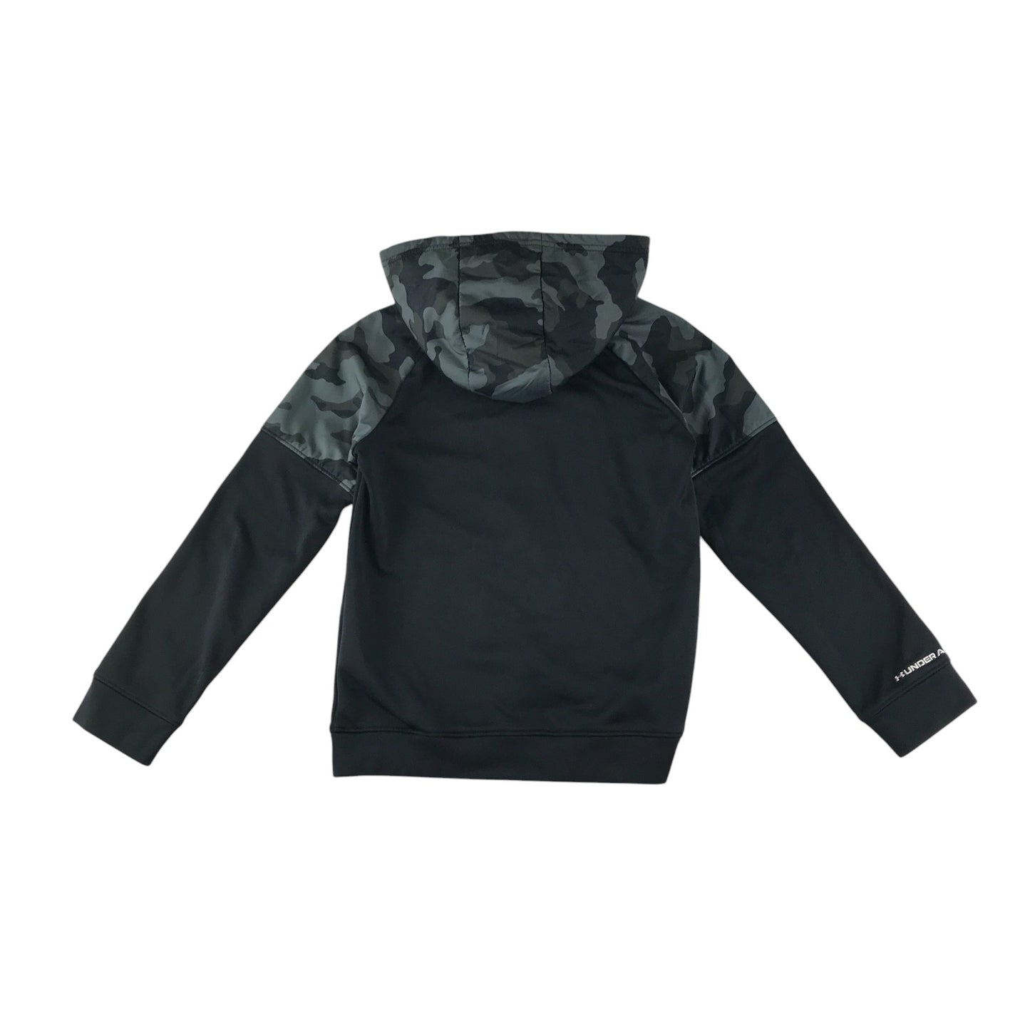 Under Armour hoodie 9-11 years black and grey camo pattern