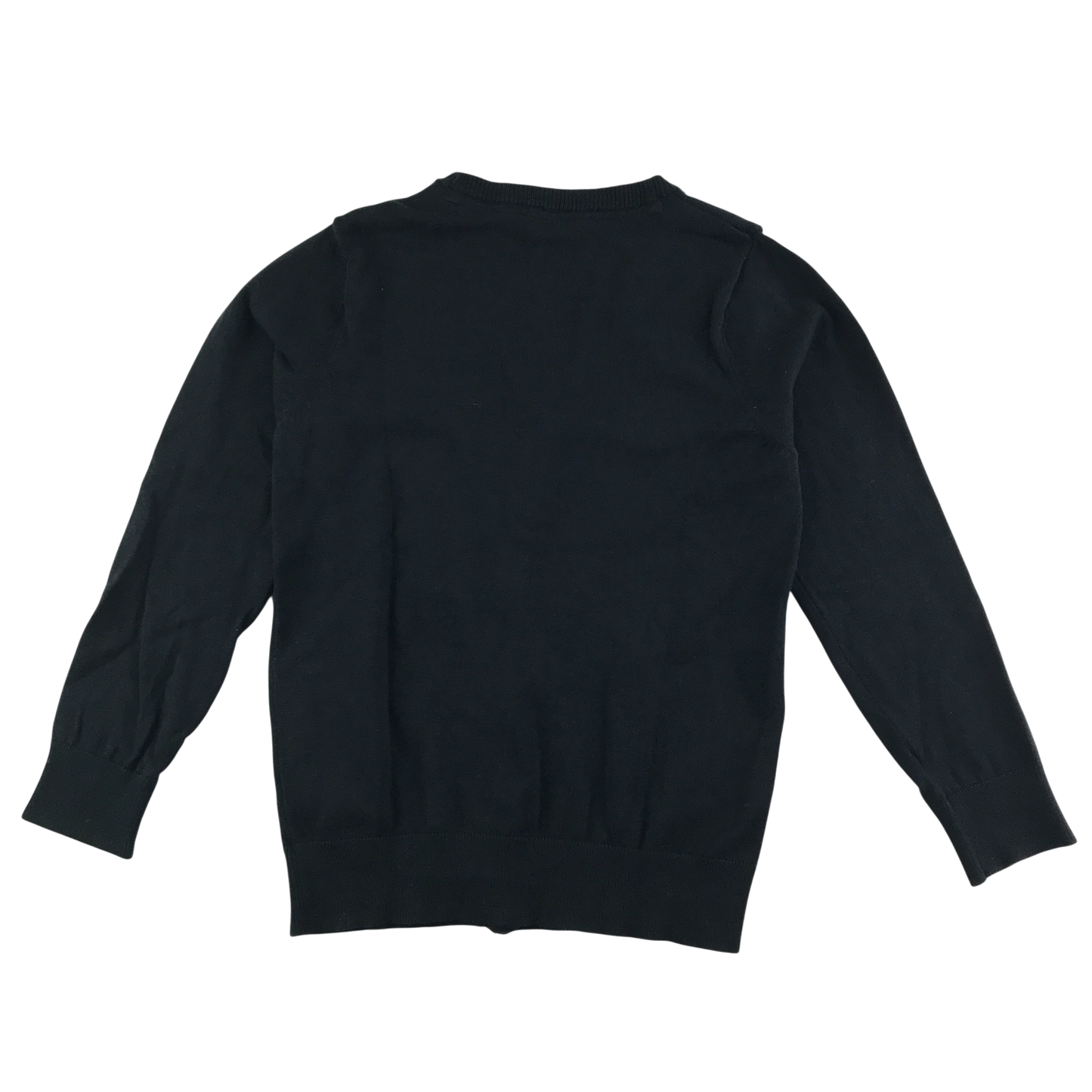 Black girls plain school cardigan