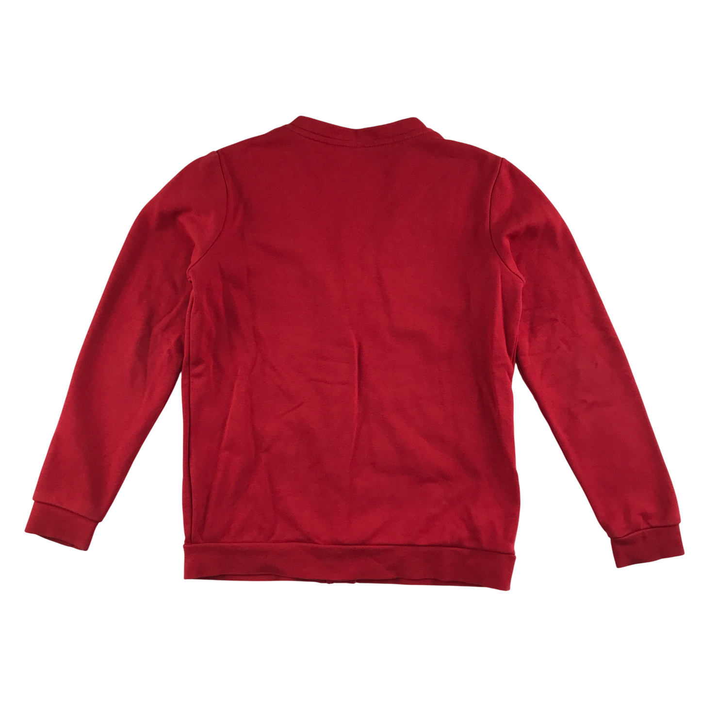 Red girls jersey school cardigan